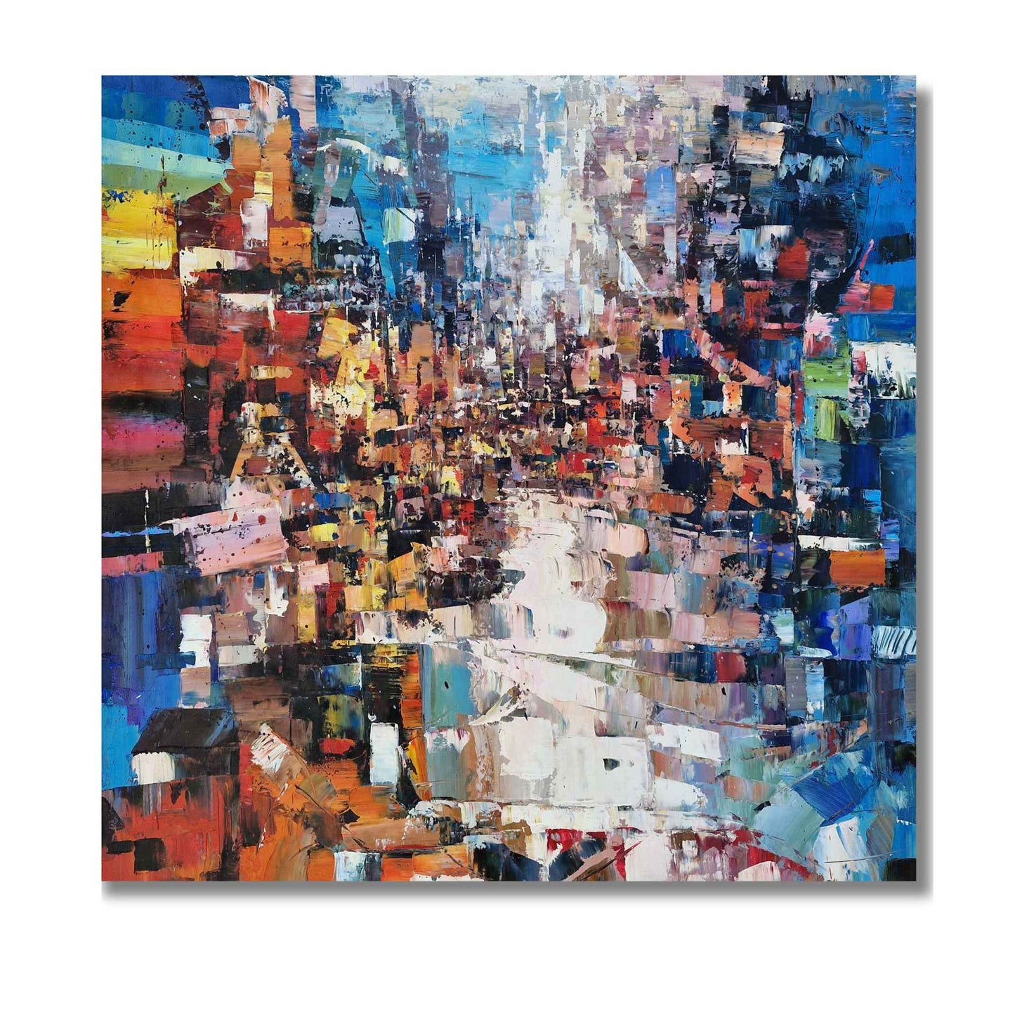 Lucido Abstraktes Gemälde 102x102 cm