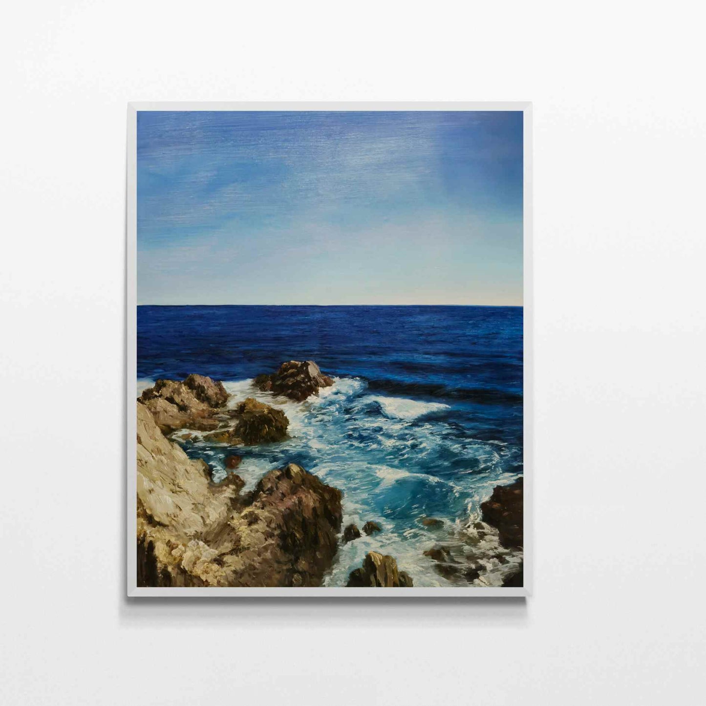 Die Felsen und das Meer malen