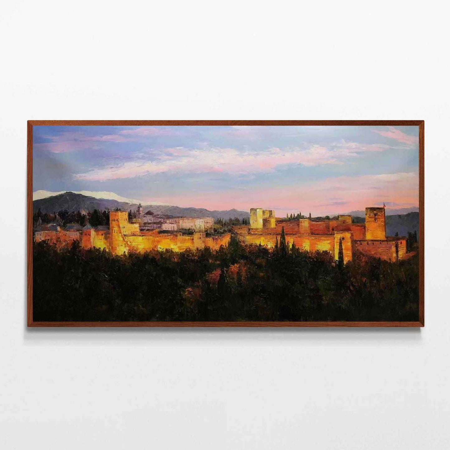 Ölgemälde Alhambra Granada