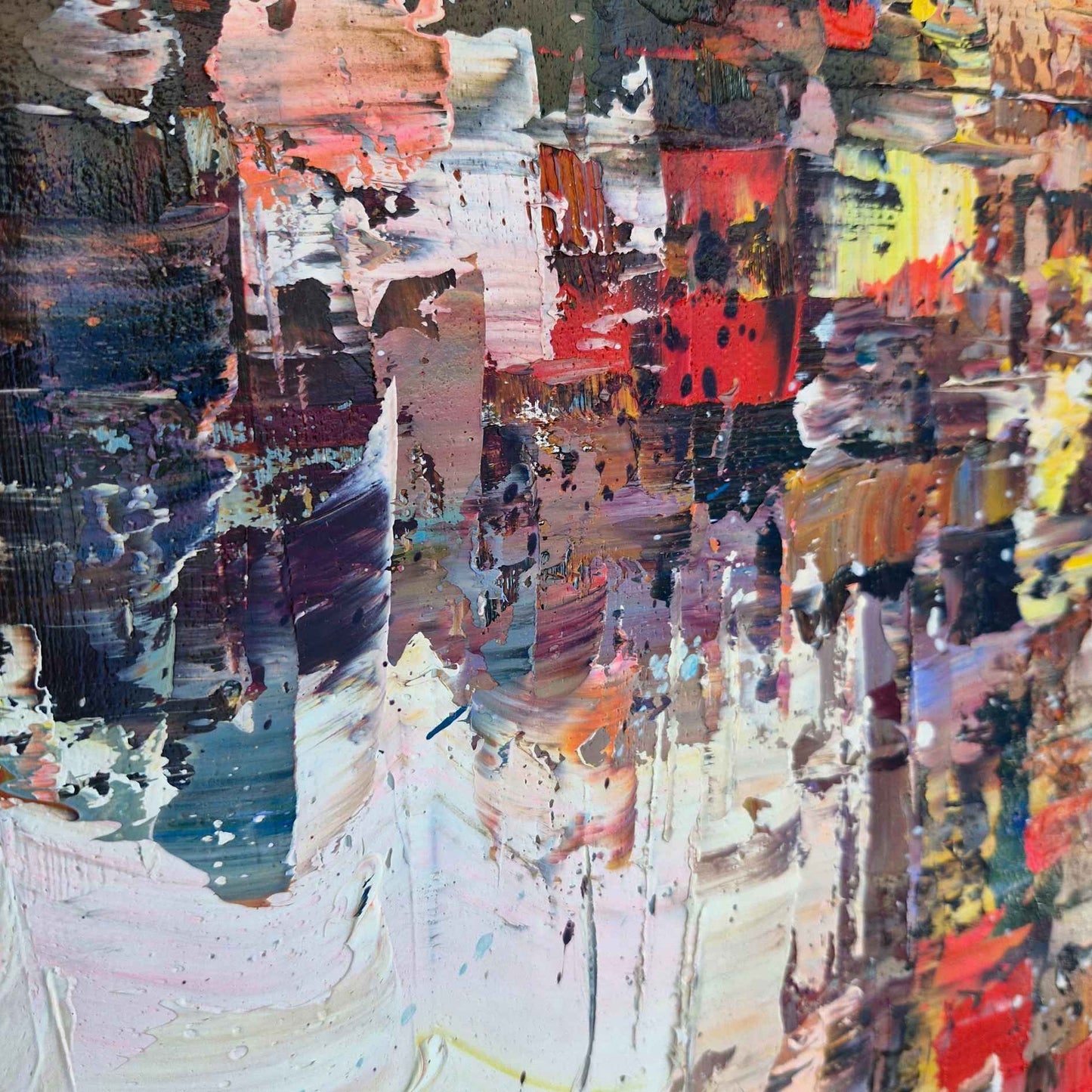 Lucido Abstraktes Gemälde 102x102 cm