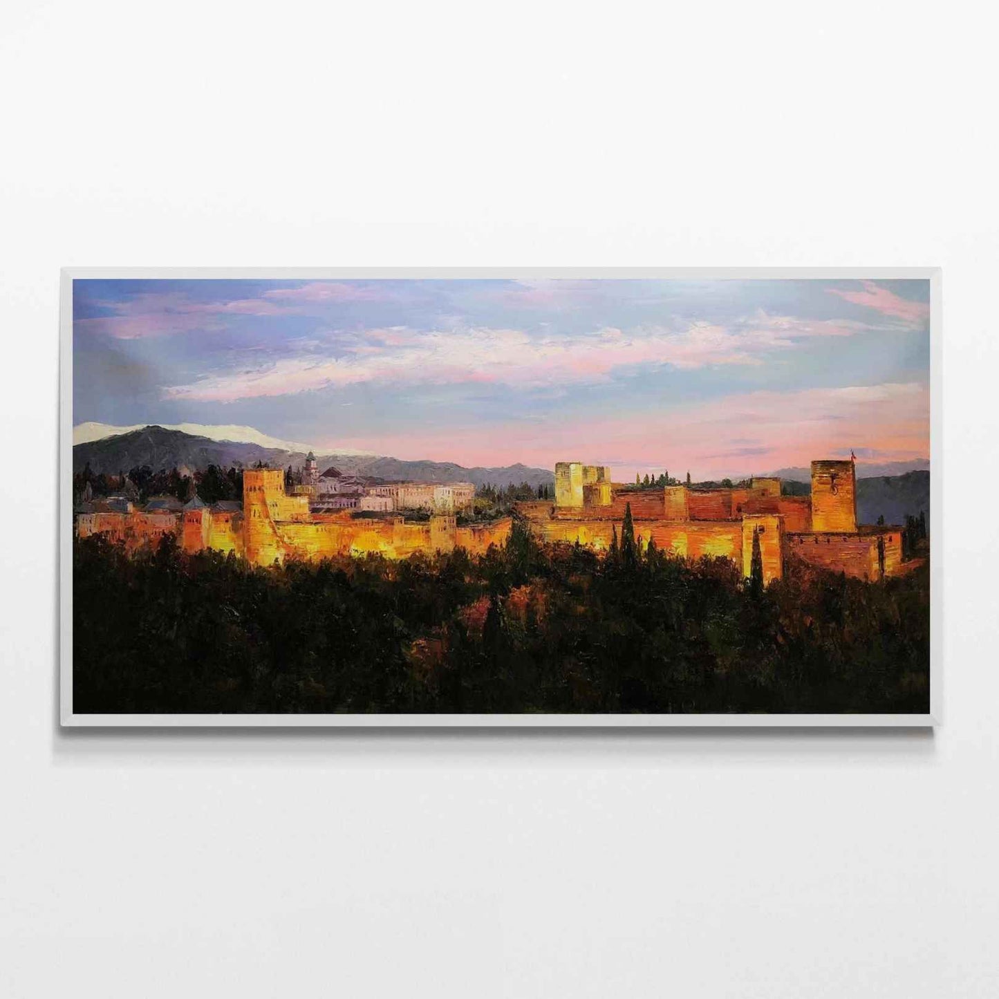 Ölgemälde Alhambra Granada