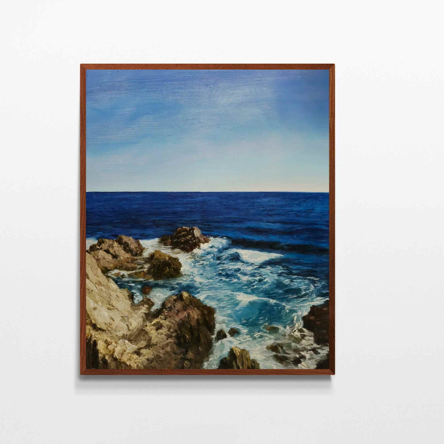 Die Felsen und das Meer malen