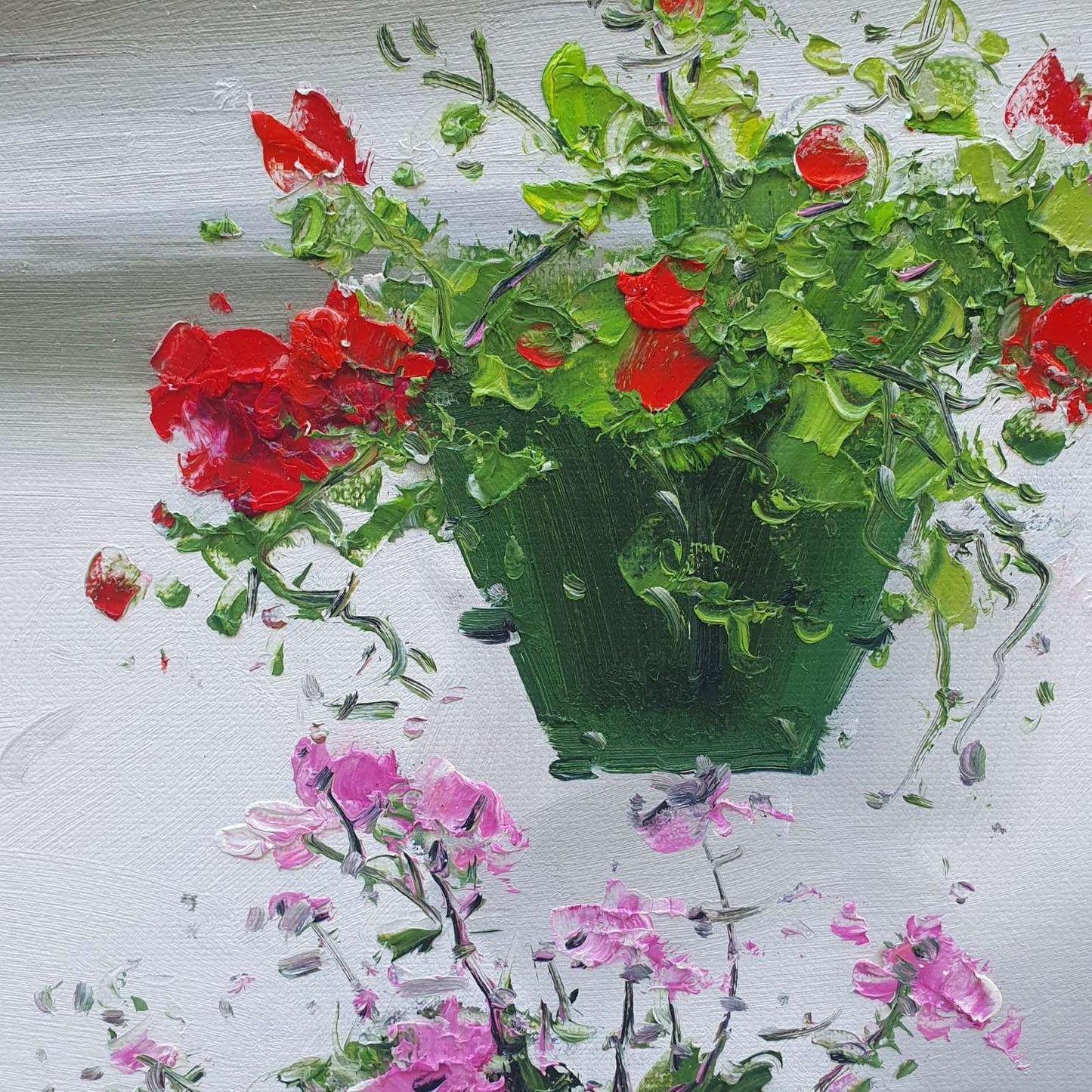 Geraneos-Wandmalerei