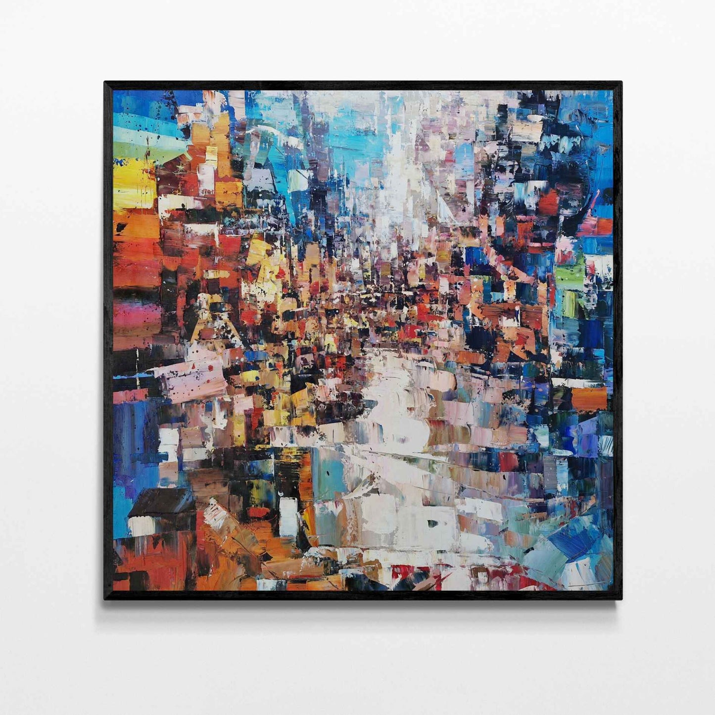 Lucido Abstraktes Gemälde 102x102 cm