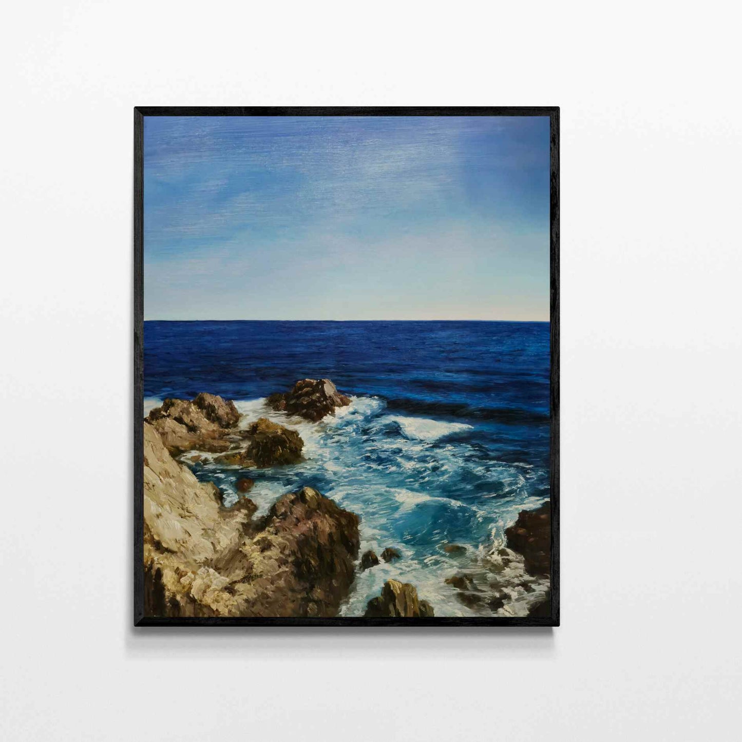 Die Felsen und das Meer malen