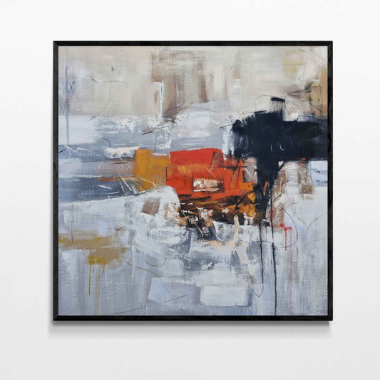 Innensturmgemälde 102x102 cm