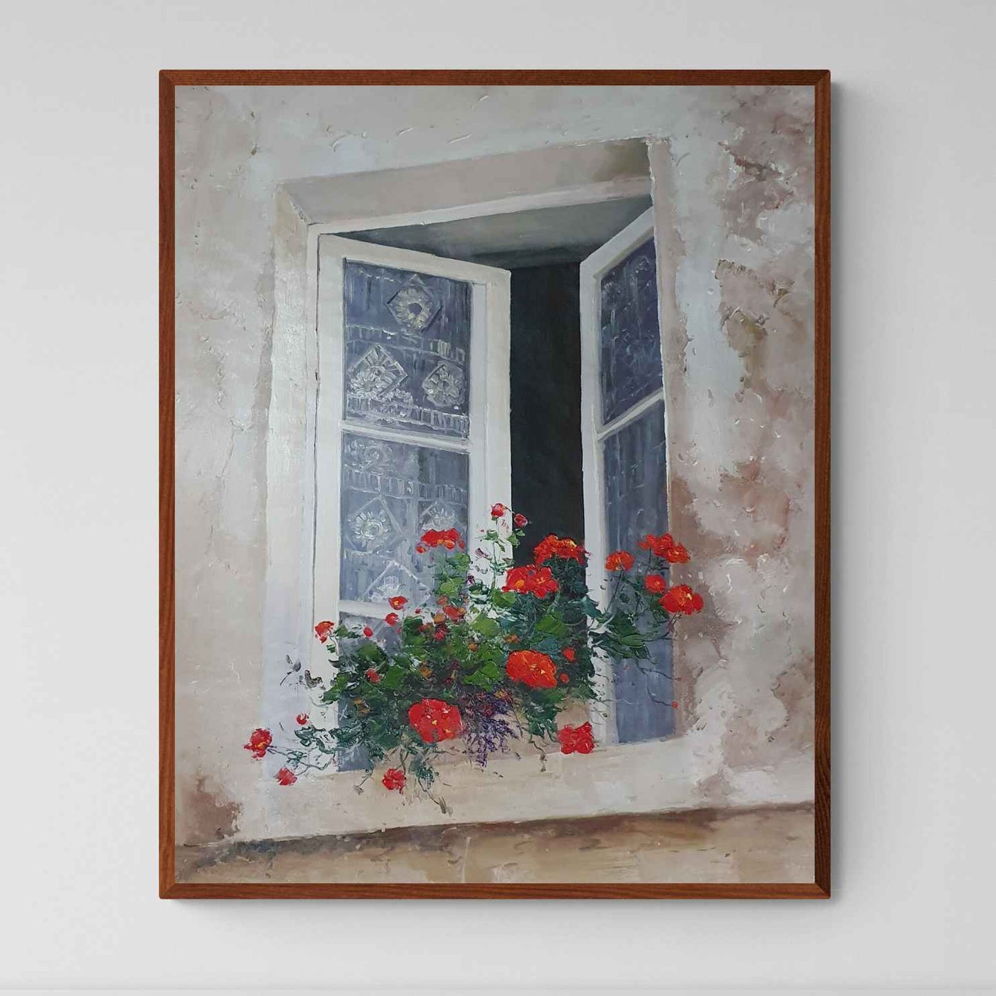 Das neugierige Fenster malen