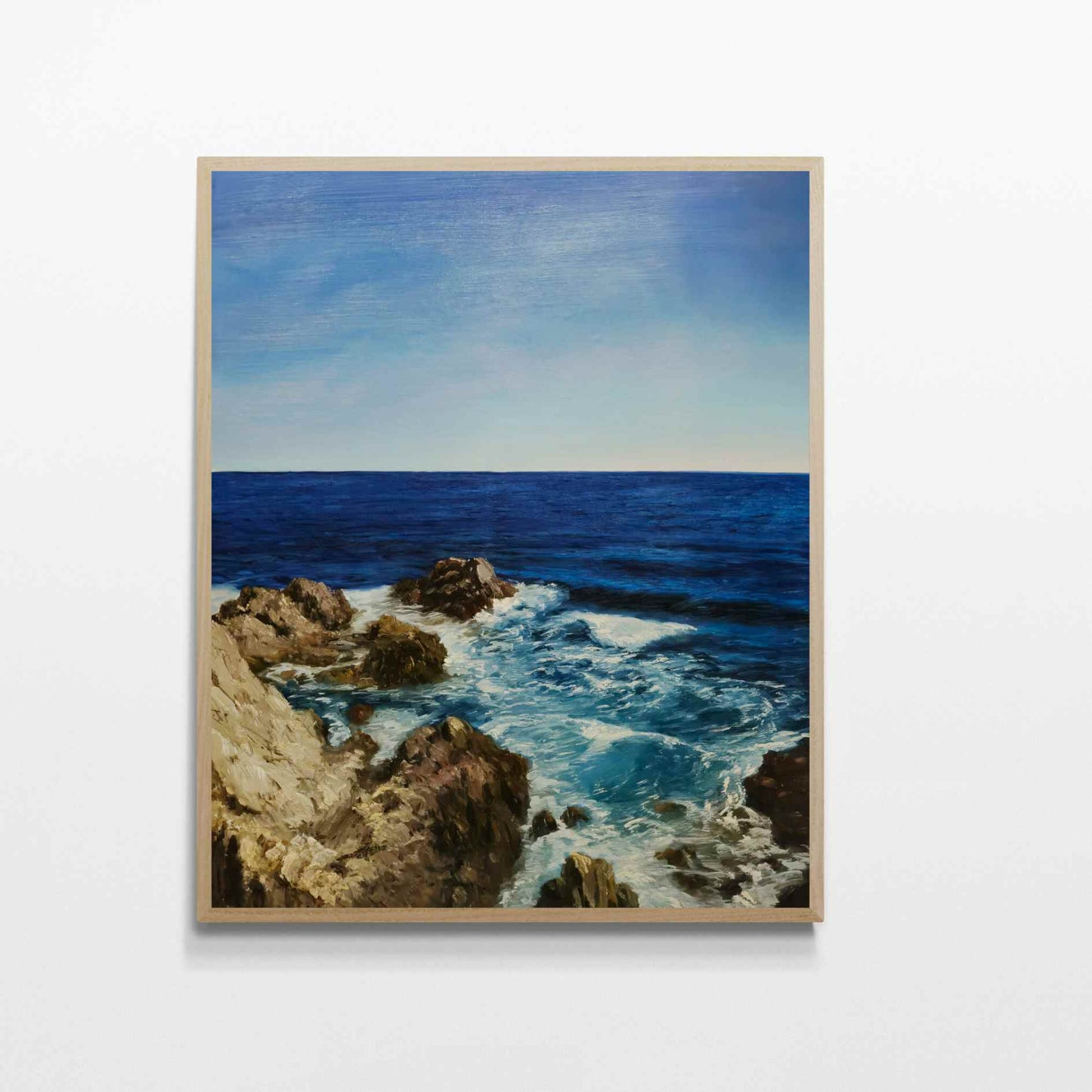 Die Felsen und das Meer malen