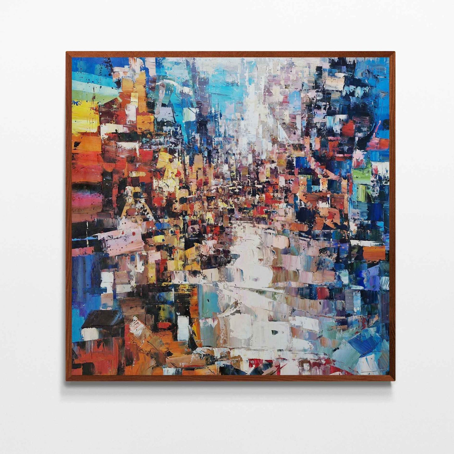 Lucido Abstraktes Gemälde 102x102 cm