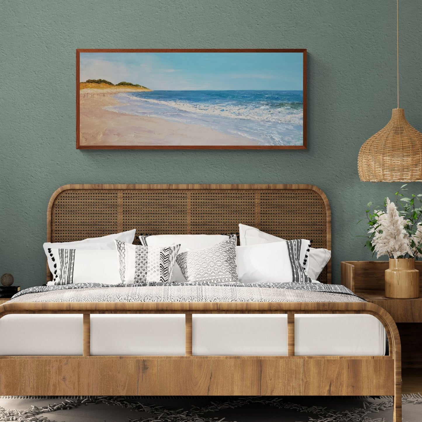 Wunderschönes Strandgemälde