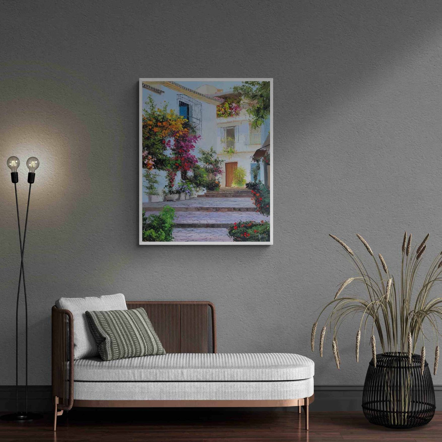 Frigiliana-Gemälde 81x102 cm