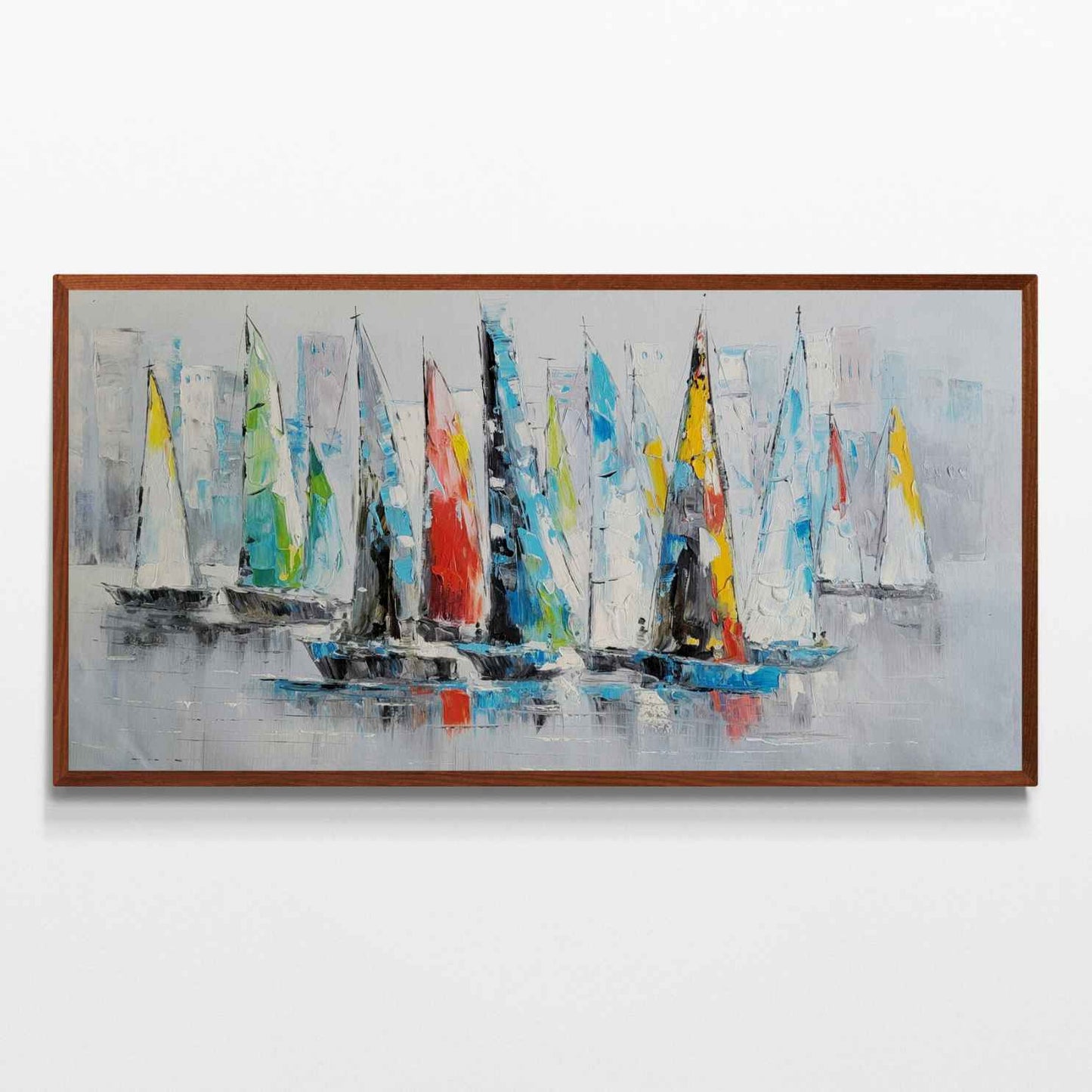 Malen von Segelbootfarben