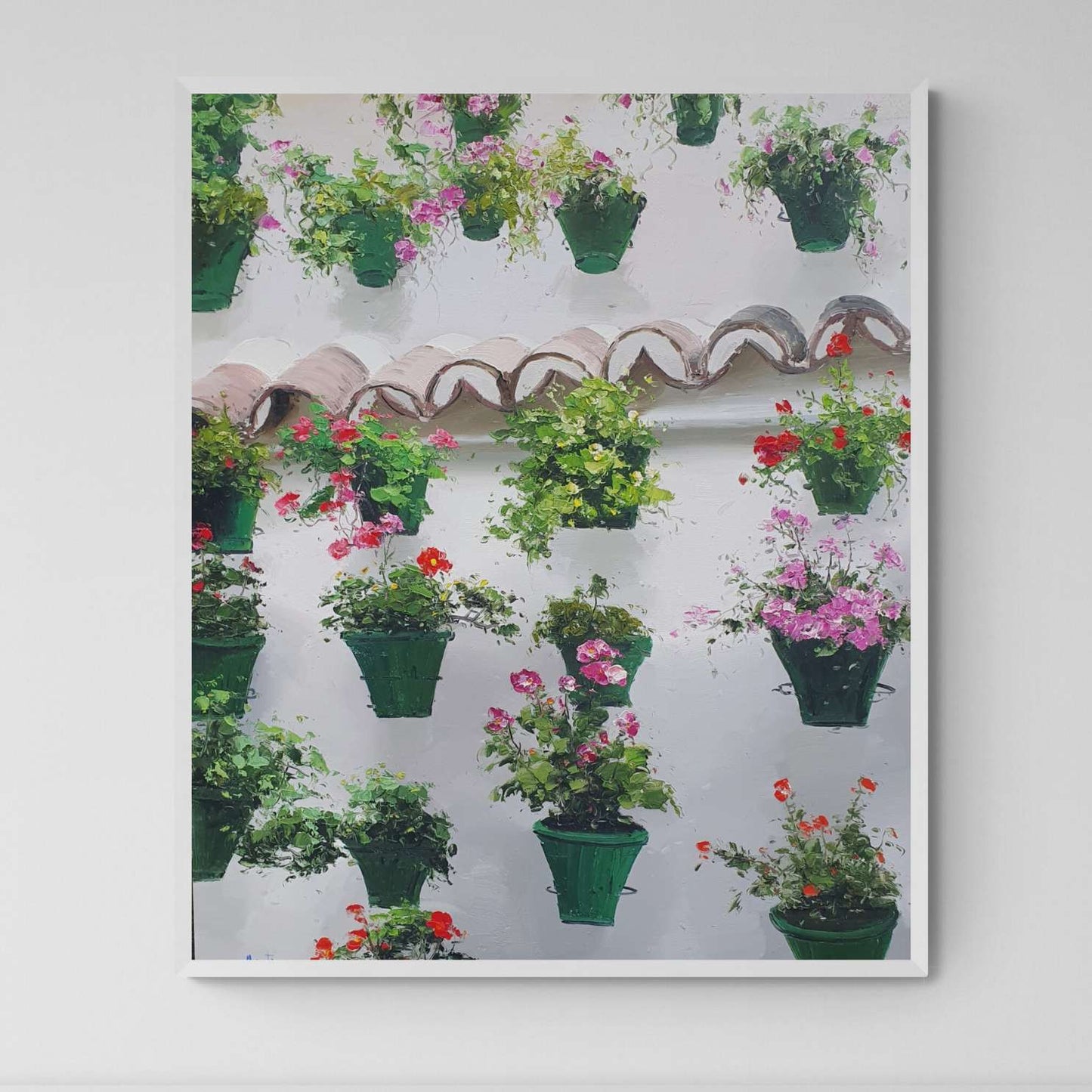 Geraneos-Wandmalerei