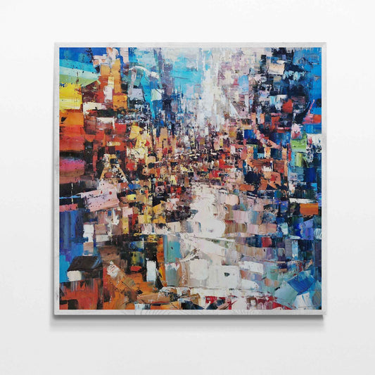 Lucido Abstraktes Gemälde 102x102 cm