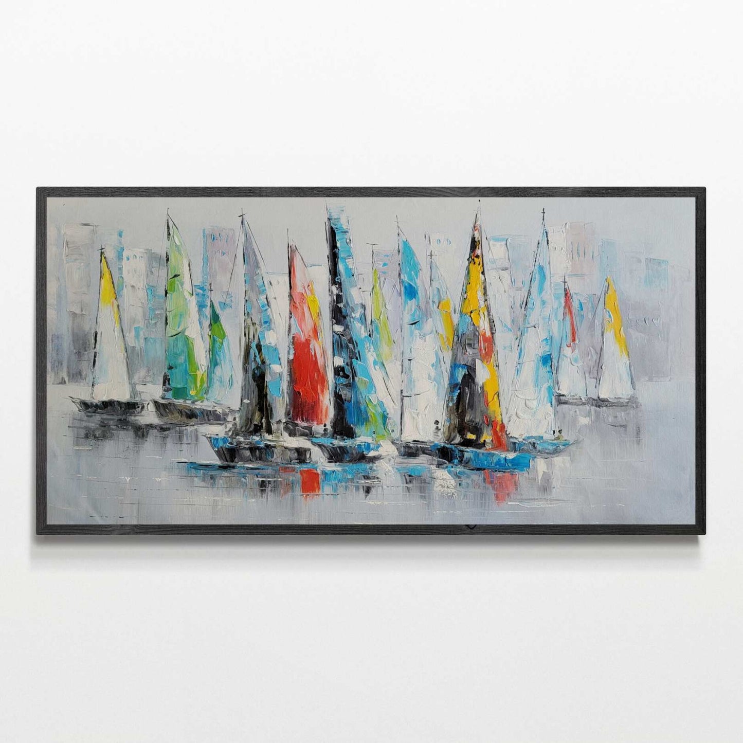 Malen von Segelbootfarben