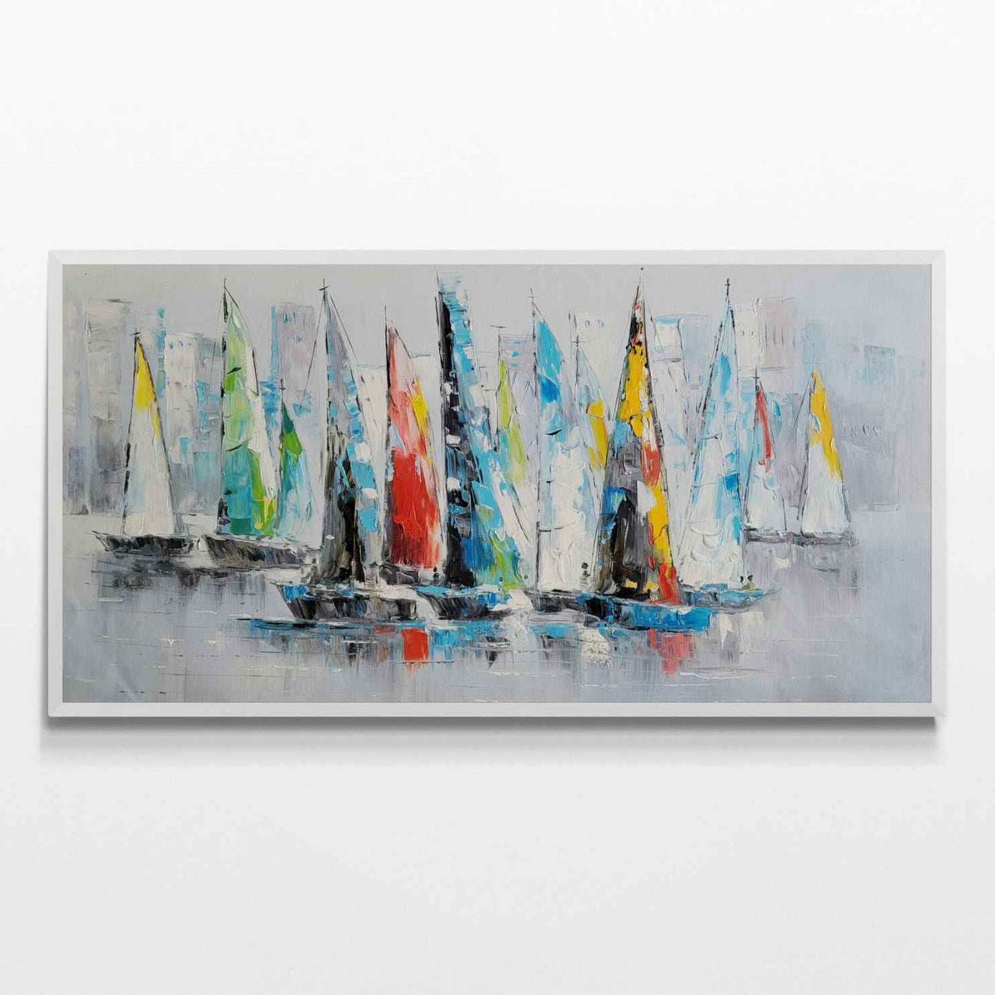 Malen von Segelbootfarben