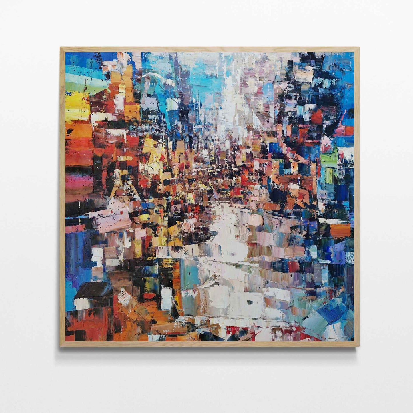 Lucido Abstraktes Gemälde 102x102 cm