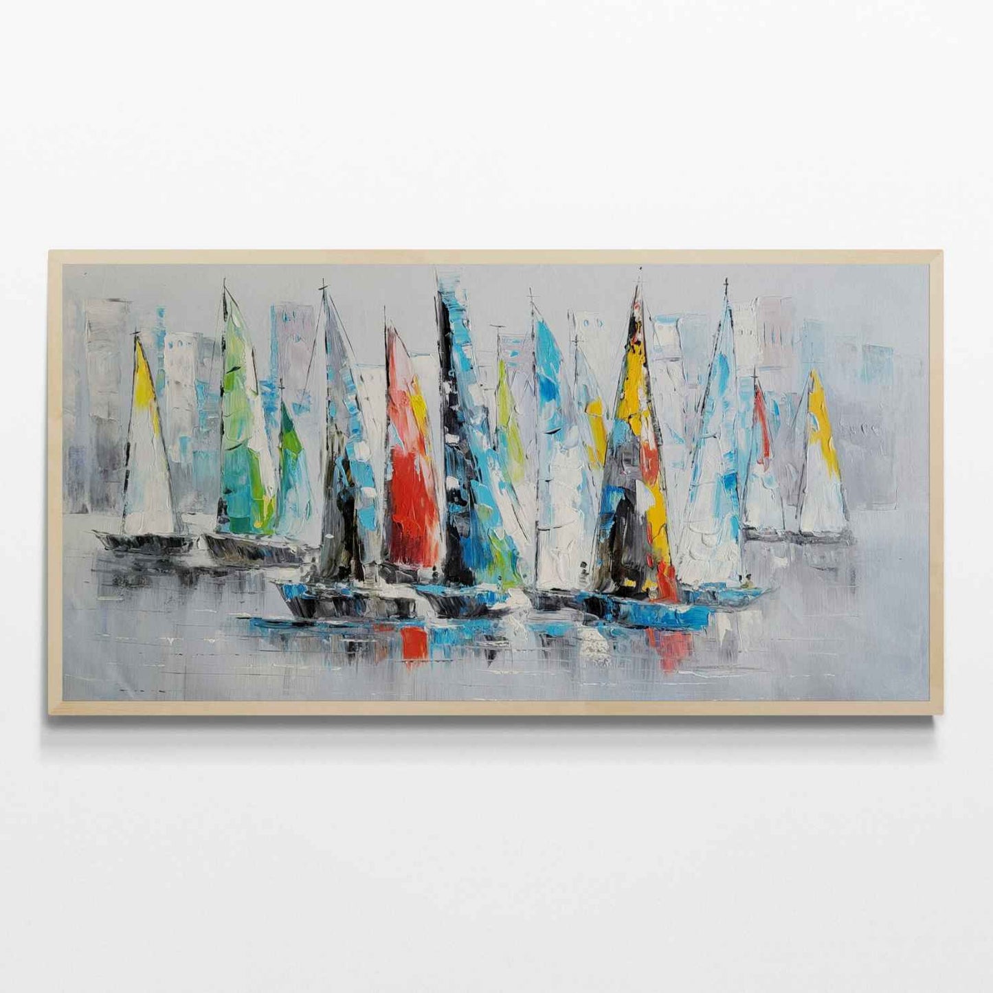 Malen von Segelbootfarben