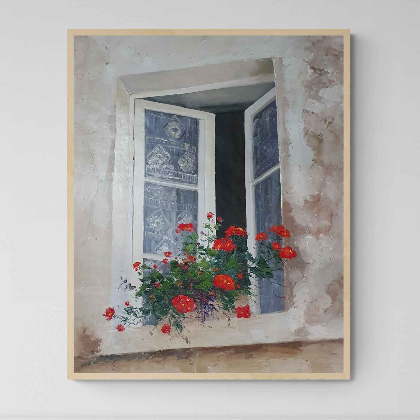 Das neugierige Fenster malen