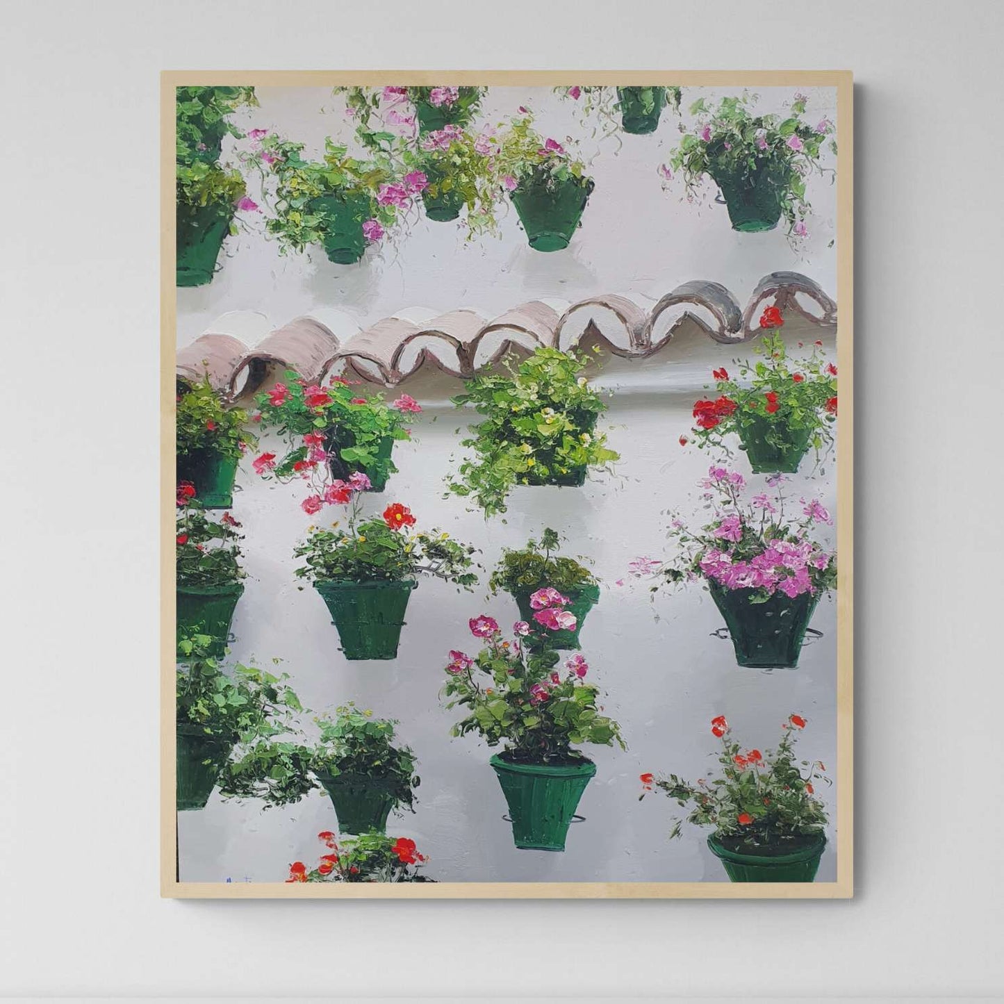 Geraneos-Wandmalerei