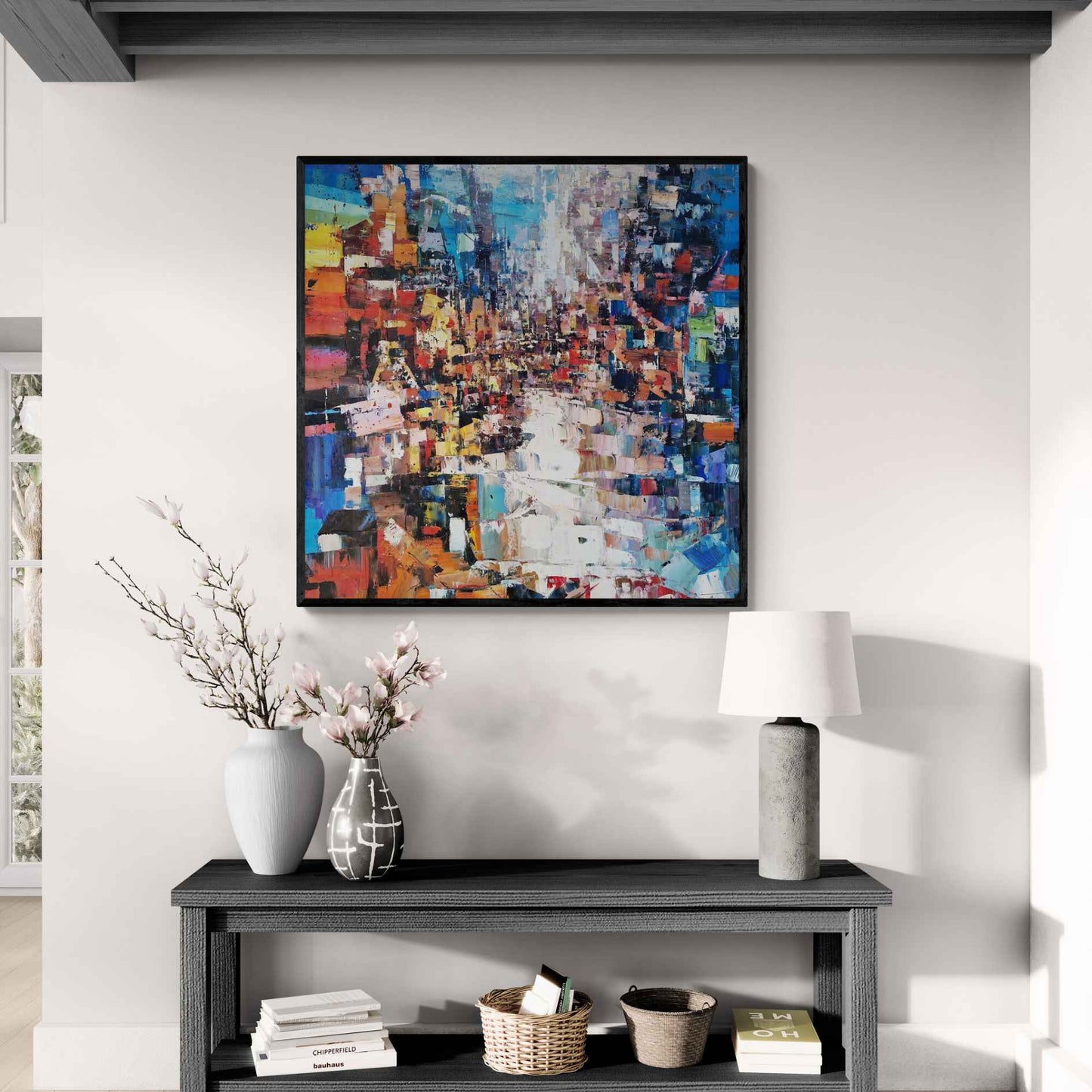 Lucido Abstraktes Gemälde 102x102 cm