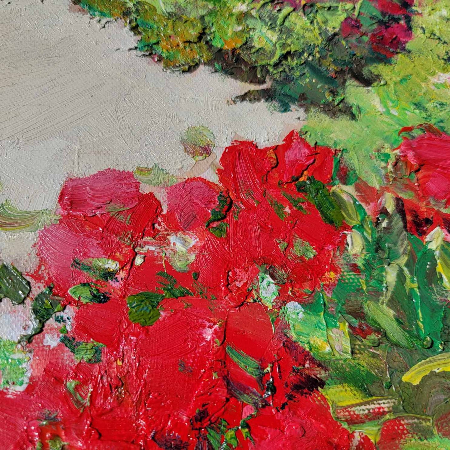 Die blühende Palme malen