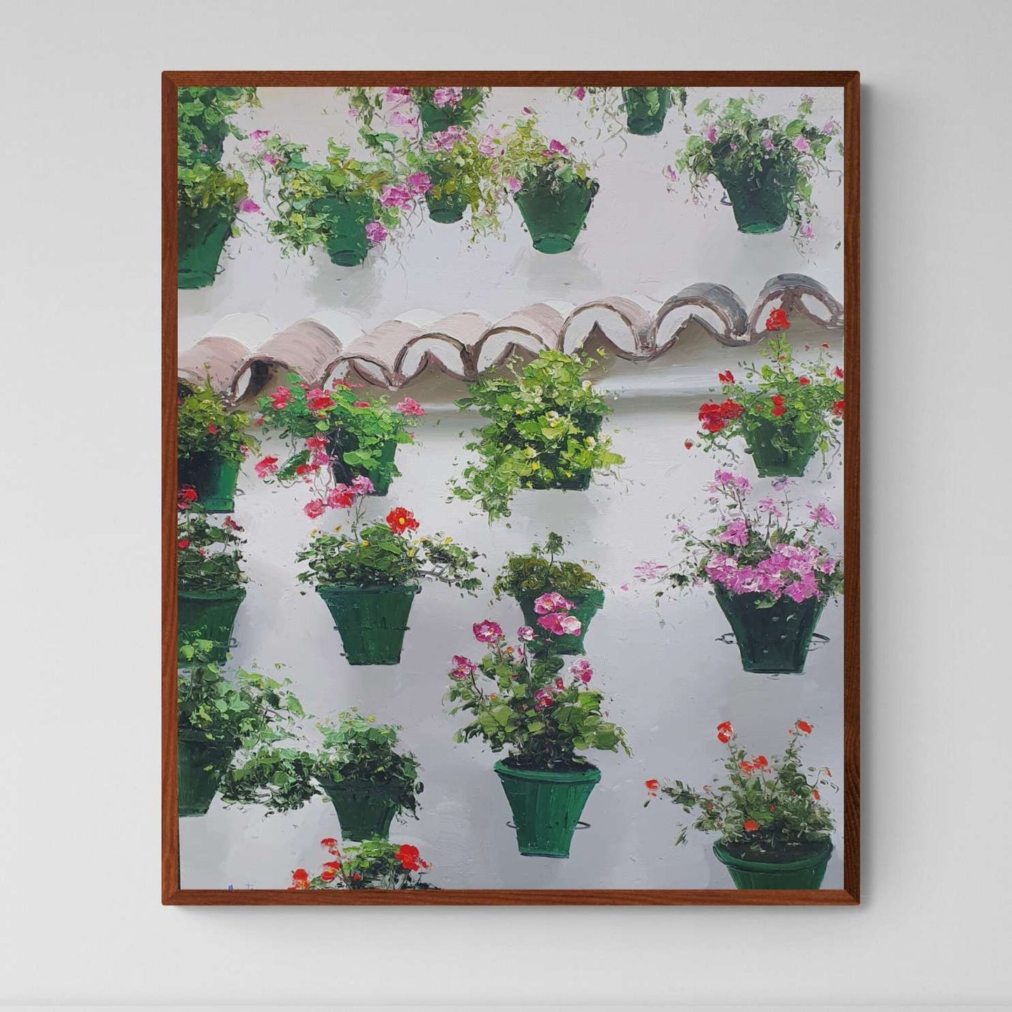 Geraneos-Wandmalerei