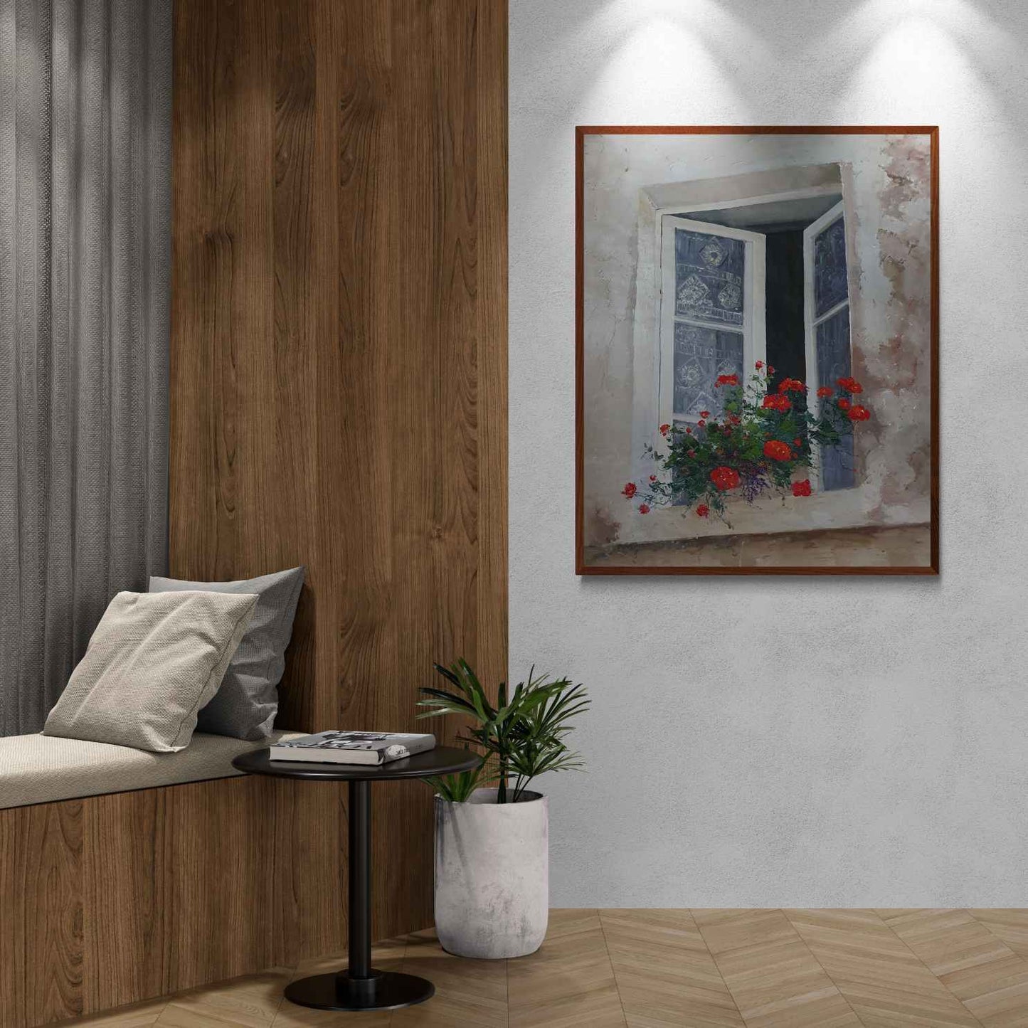 Das neugierige Fenster malen