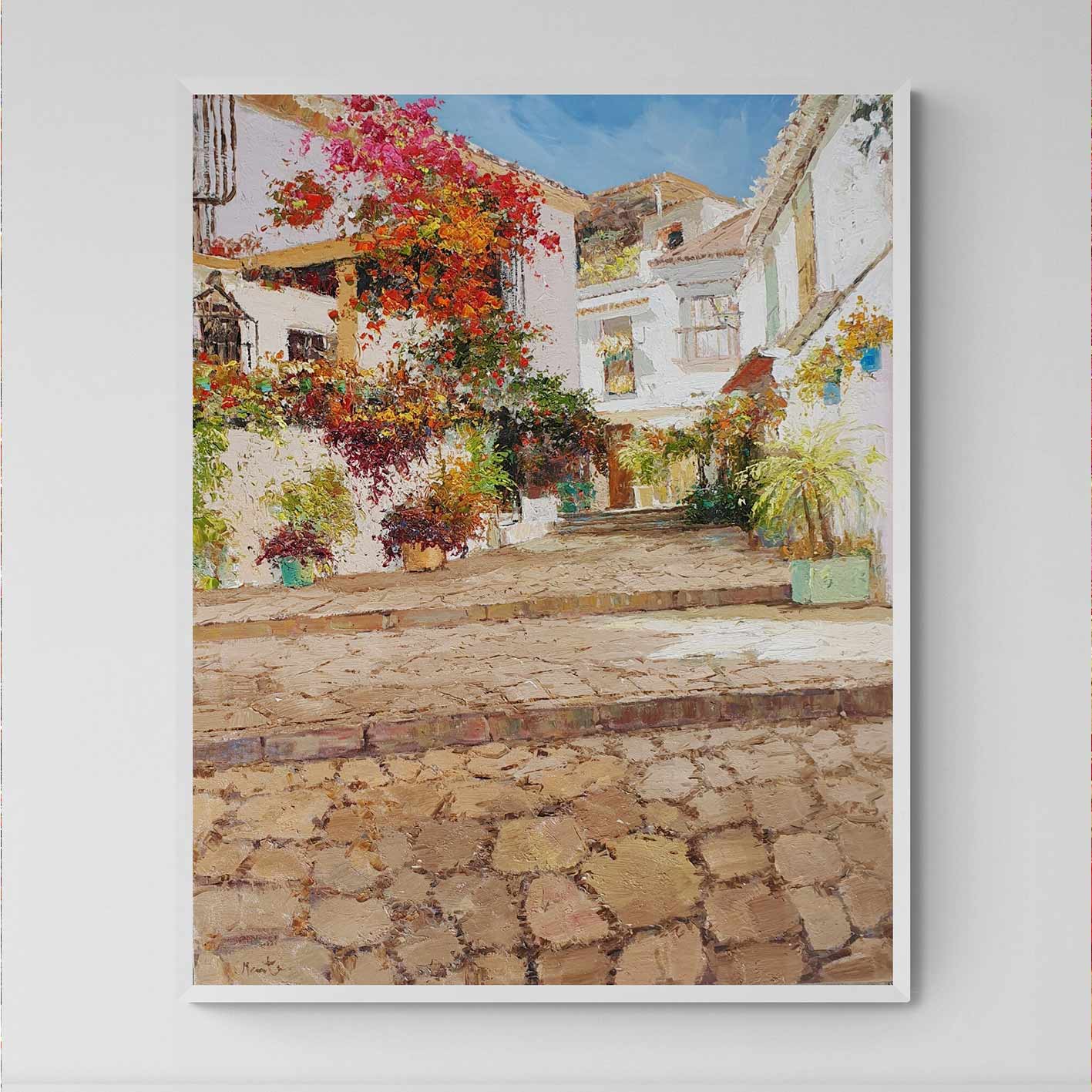 Die letzten Schritte malen