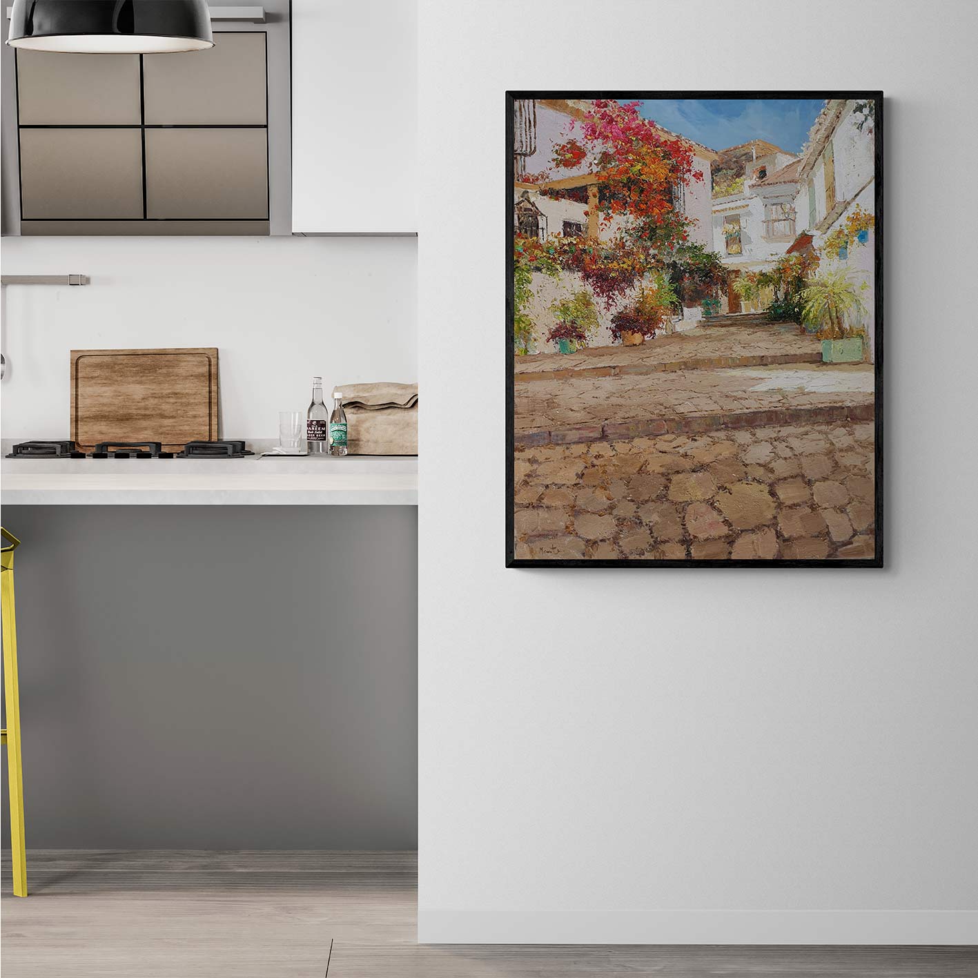 Die letzten Schritte malen