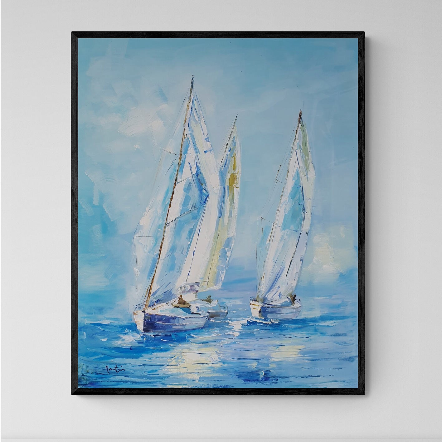 Malerei auf der Zielgeraden