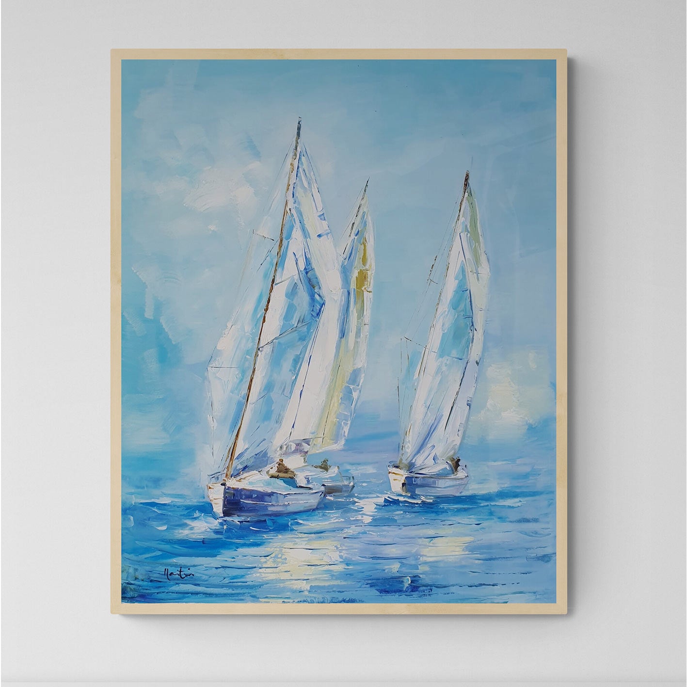 Malerei auf der Zielgeraden