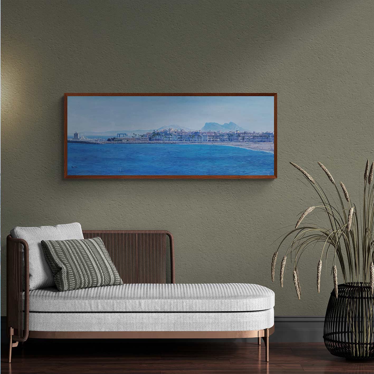 Den Felsen in Sotogrande bemalen