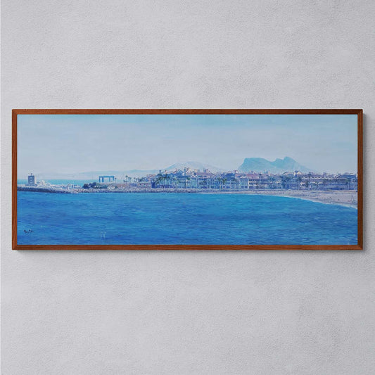 Den Felsen in Sotogrande bemalen