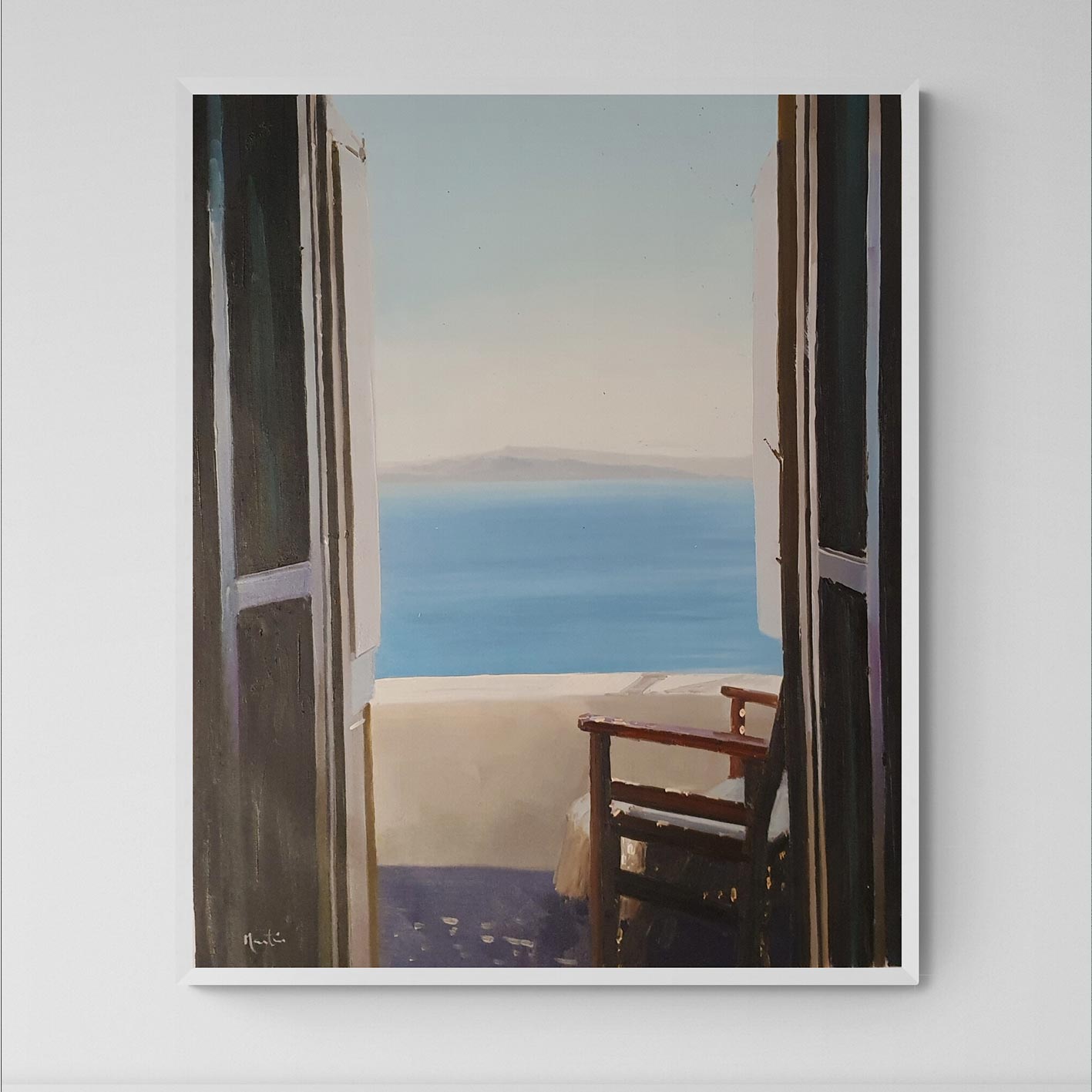 Painting Summer Mornings 81x102 cm