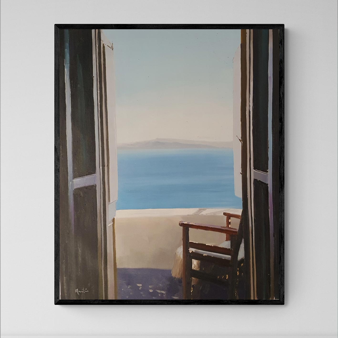 Painting Summer Mornings 81x102 cm