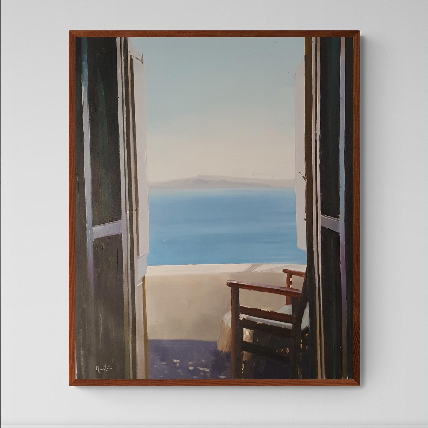 Painting Summer Mornings 81x102 cm