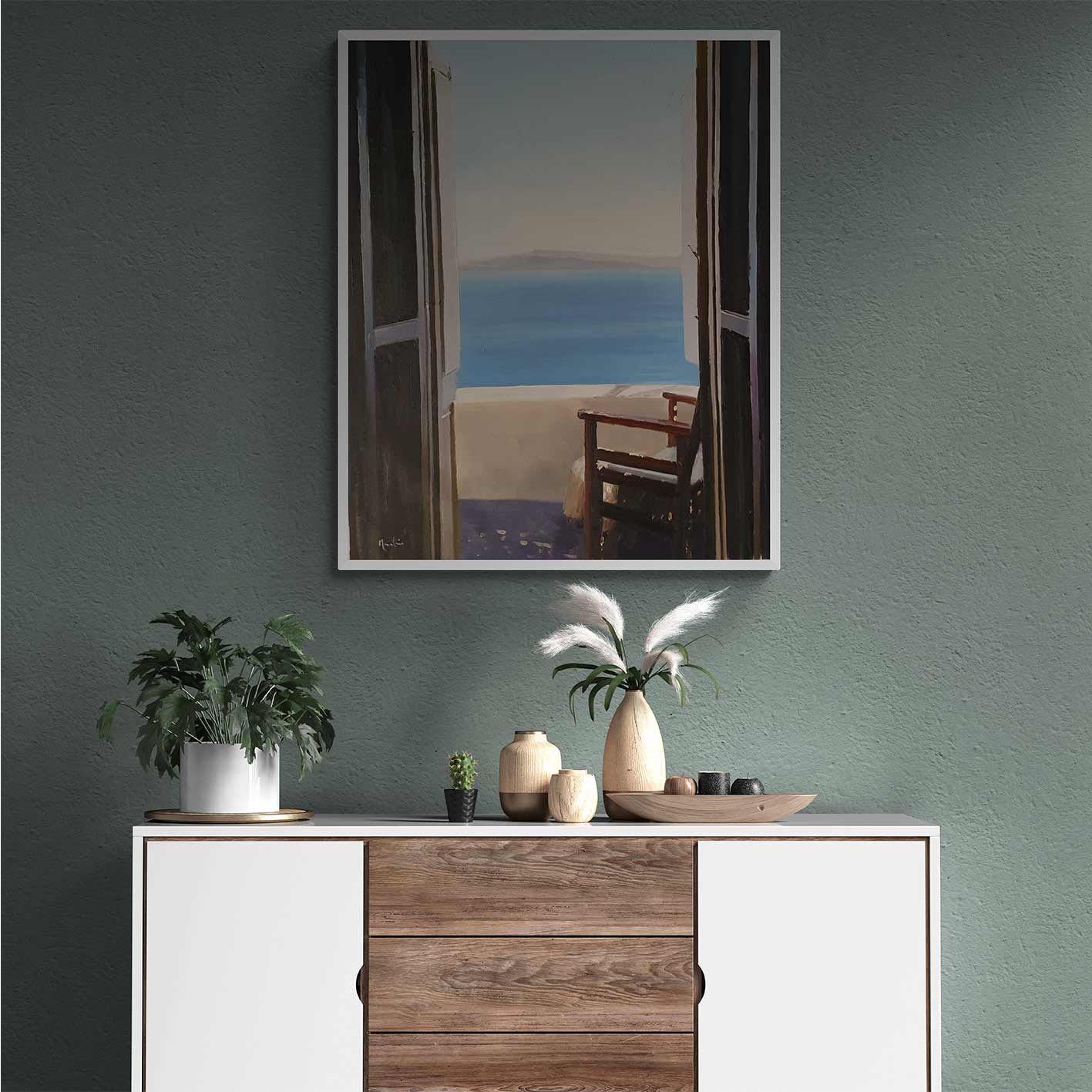 Painting Summer Mornings 81x102 cm