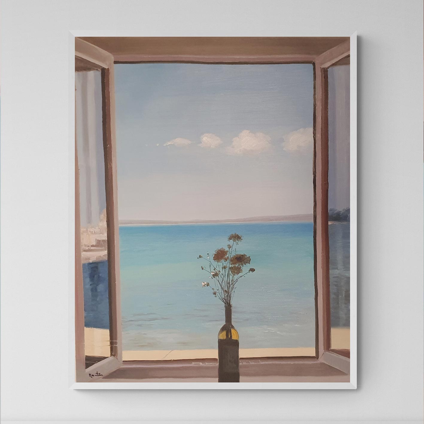 Die Vase mit Aussicht bemalen