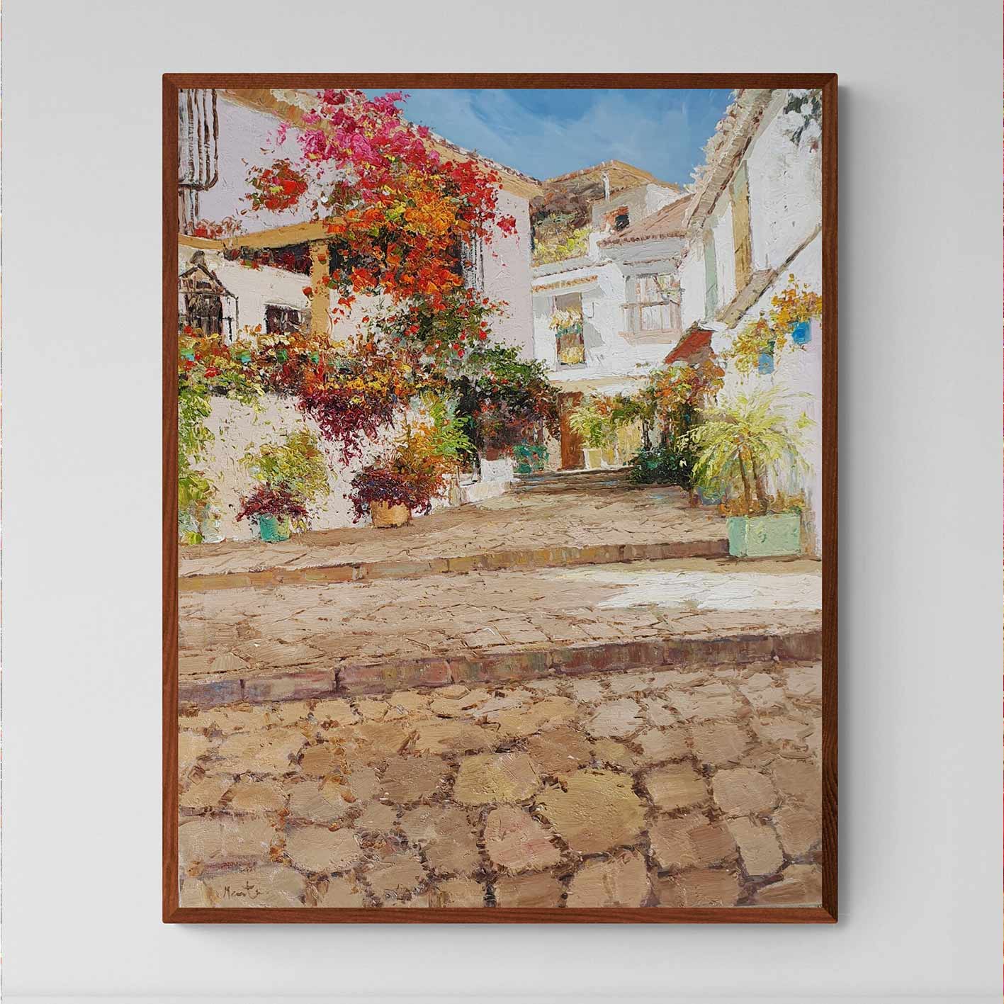 Die letzten Schritte malen