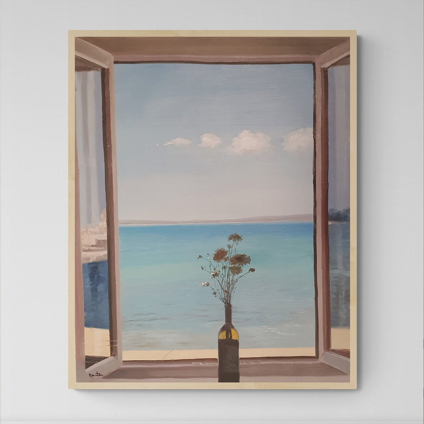 Die Vase mit Aussicht bemalen