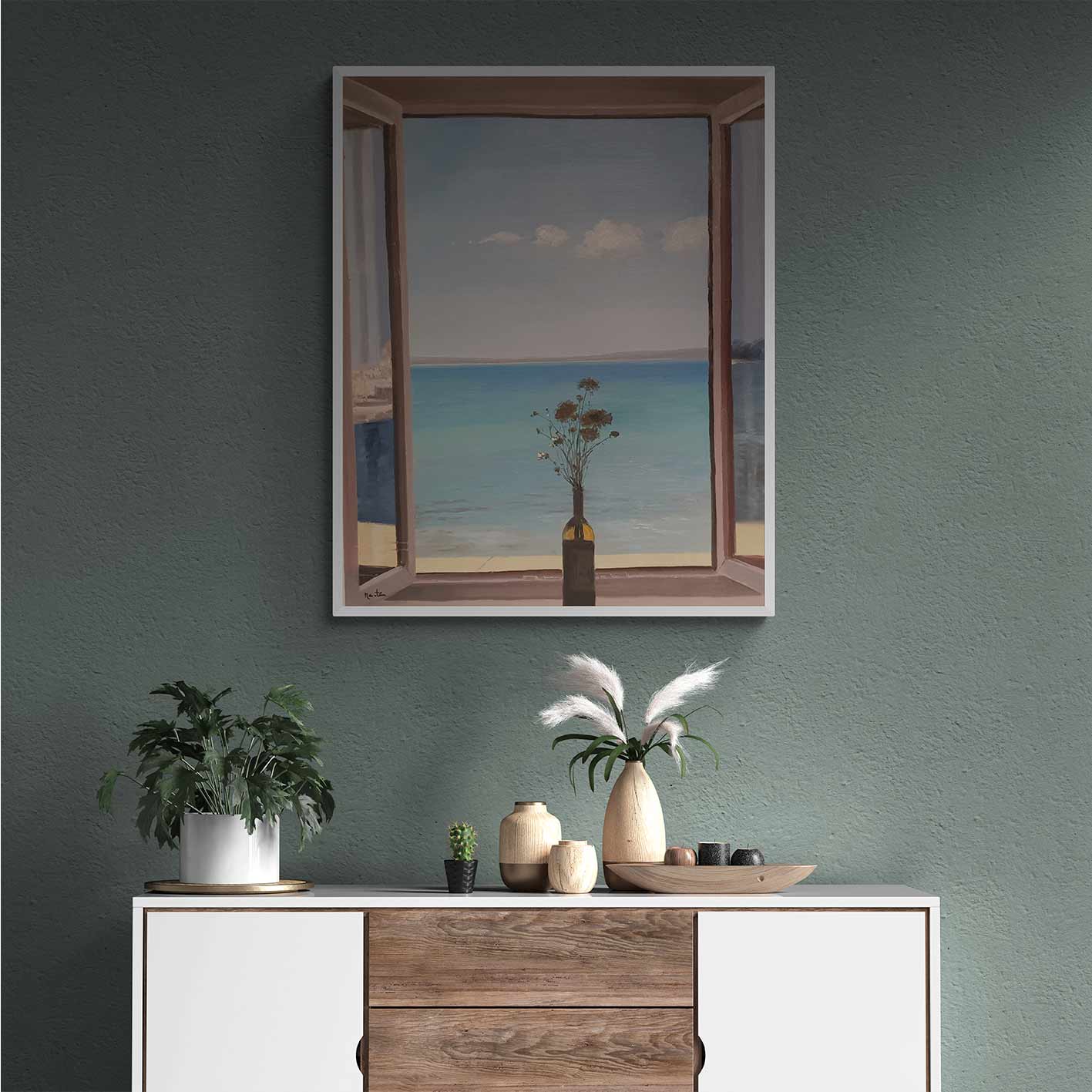 Die Vase mit Aussicht bemalen