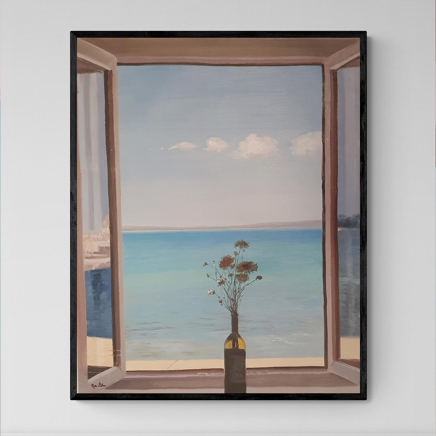 Die Vase mit Aussicht bemalen