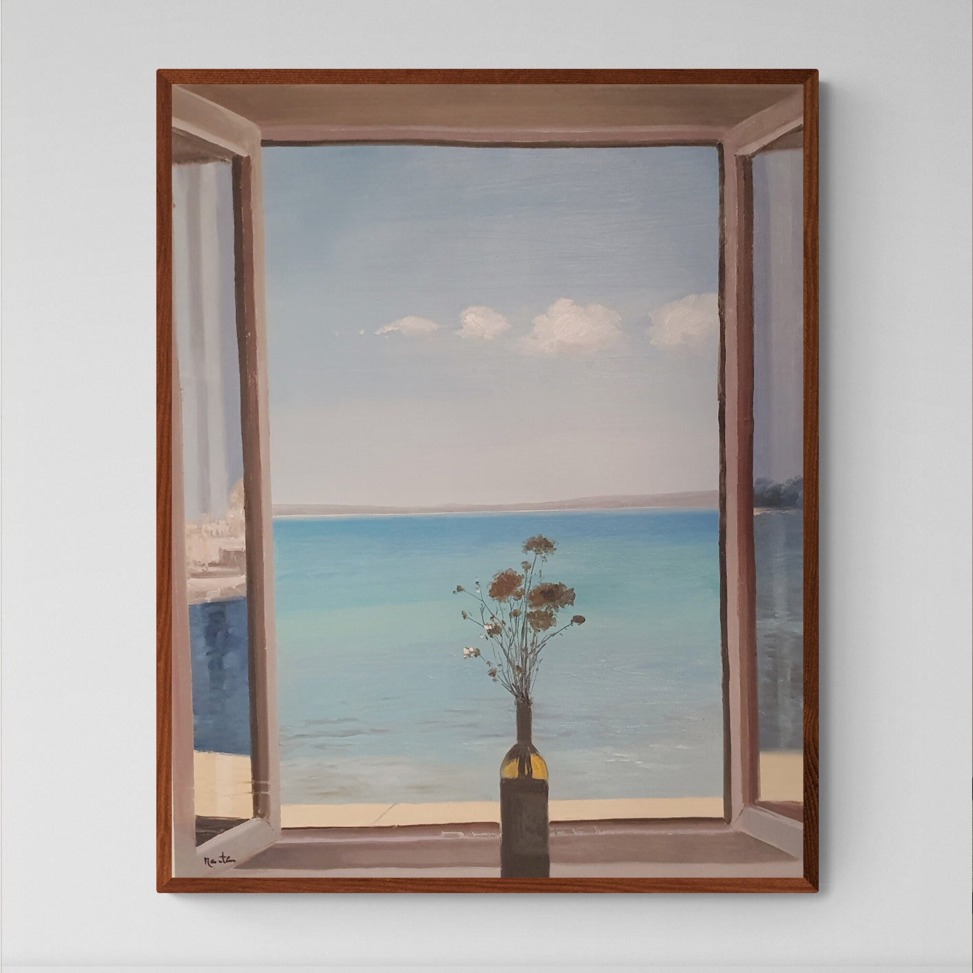 Die Vase mit Aussicht bemalen