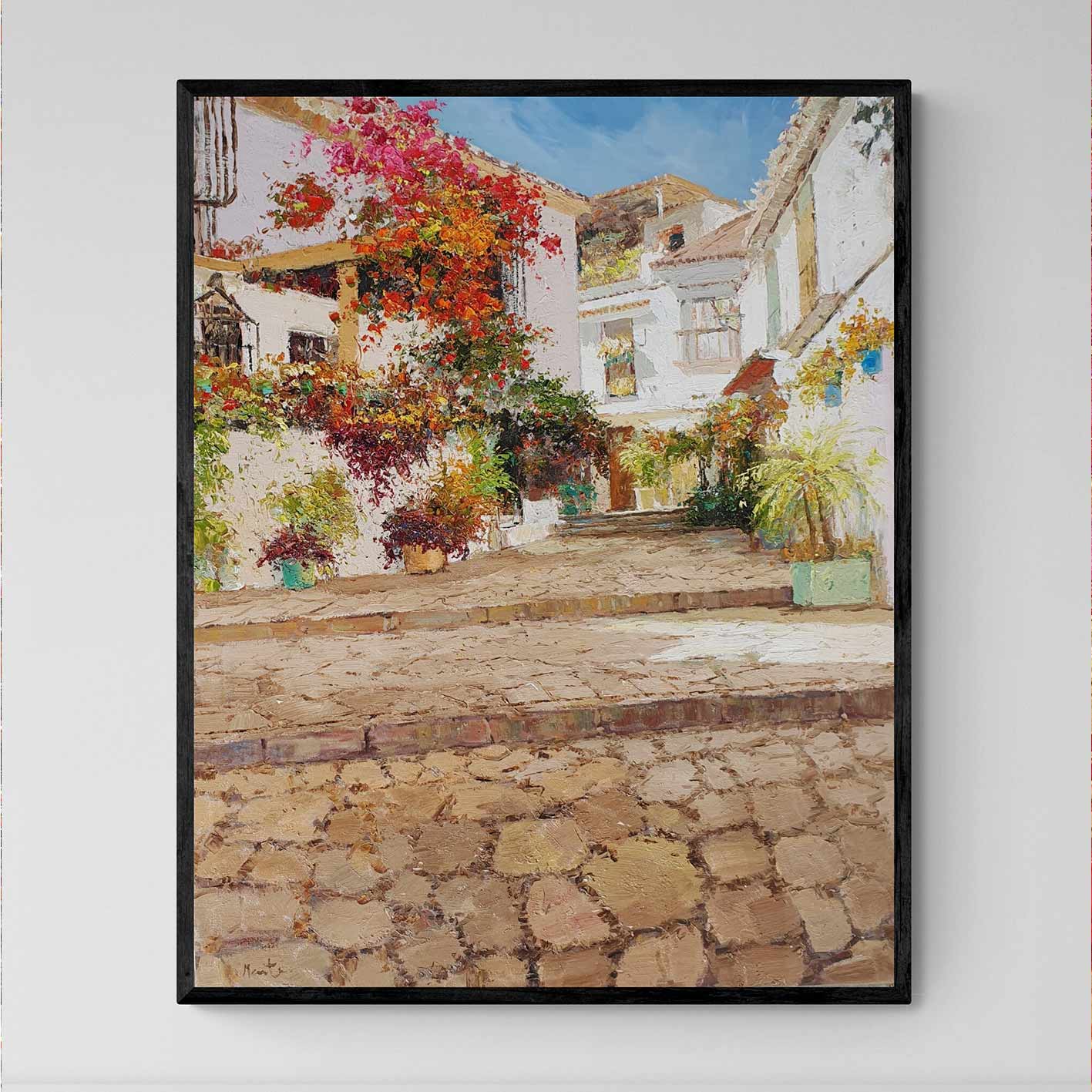 Die letzten Schritte malen