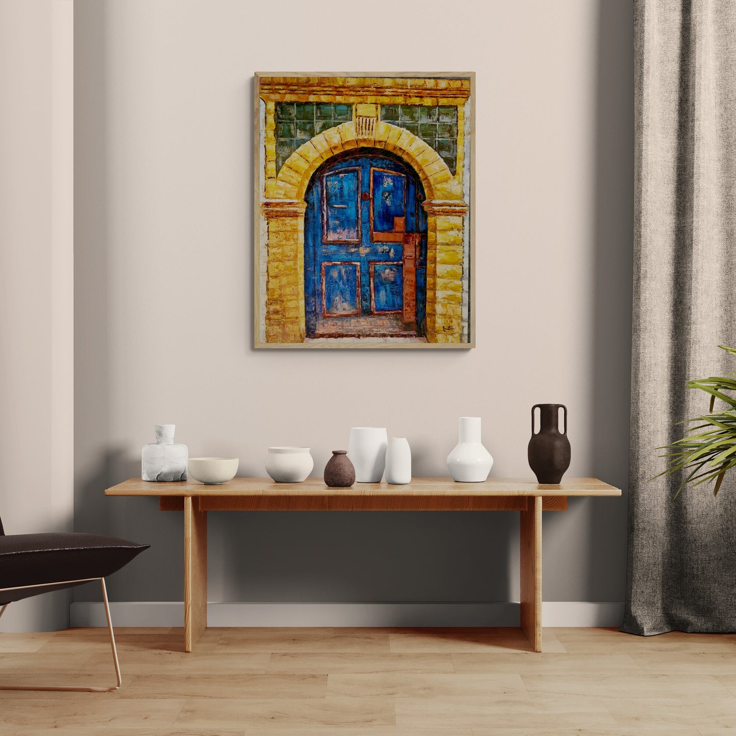 Cuadro al Oleo Puerta 105 81x102 cm