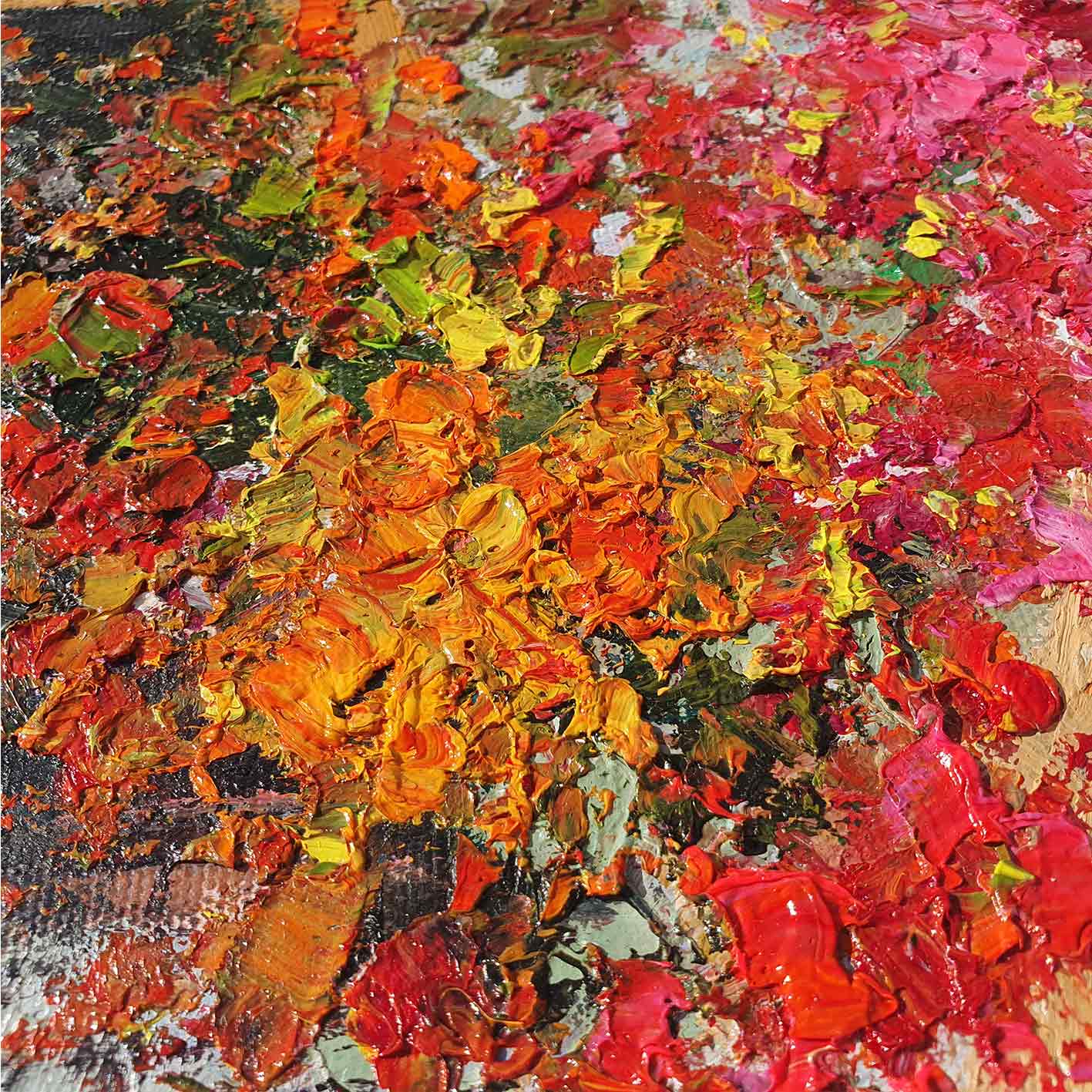 Die letzten Schritte malen