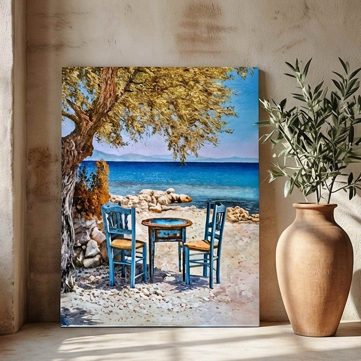 Pintura al Óleo Paisaje Mediterráneo – Obra de Martín Pintor