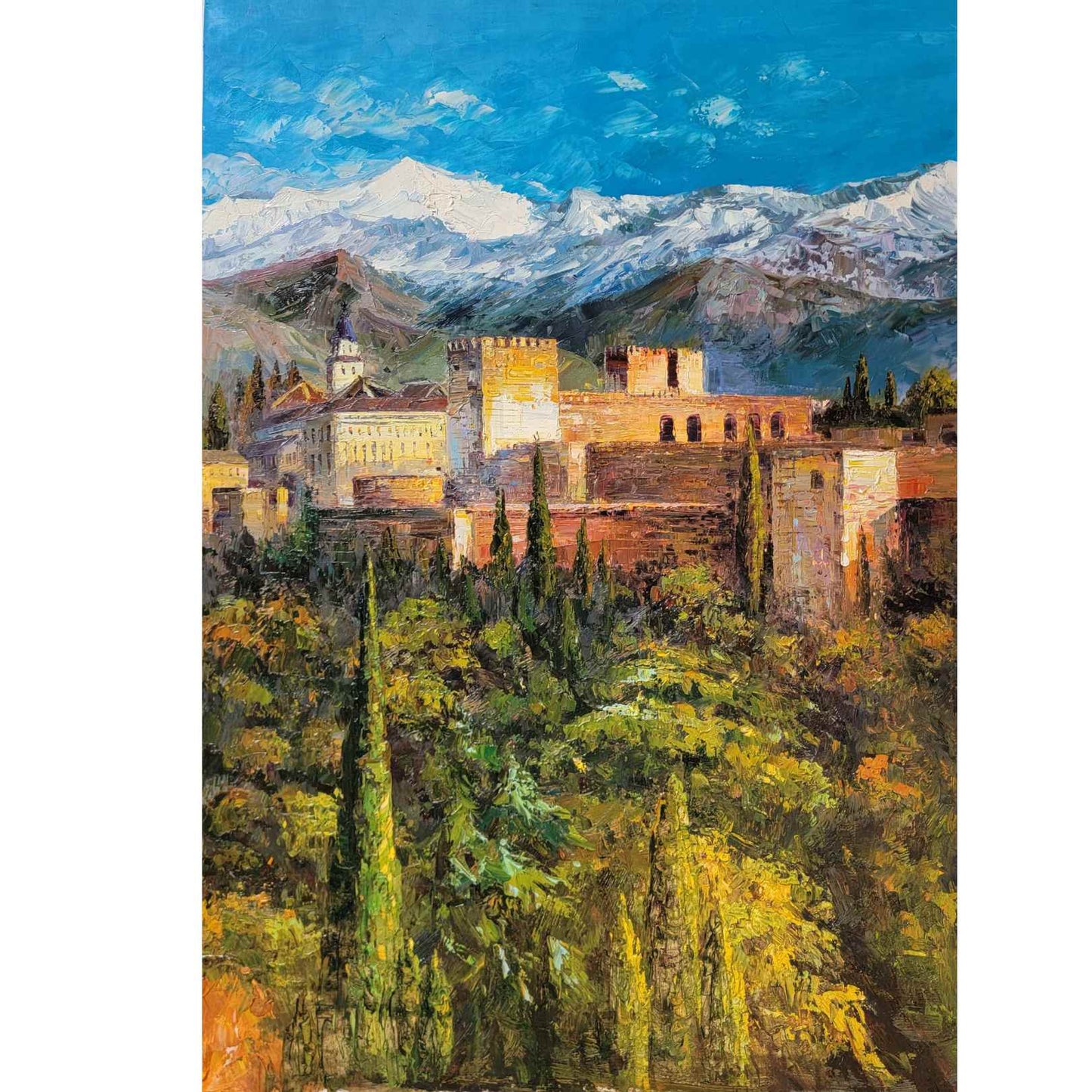 Pintura Alhambra Granada