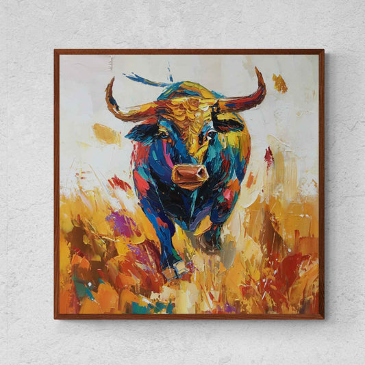 Painting Oil Bull kulturelle Vielfalt